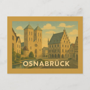 Osnabrück Germany City Art Postcard