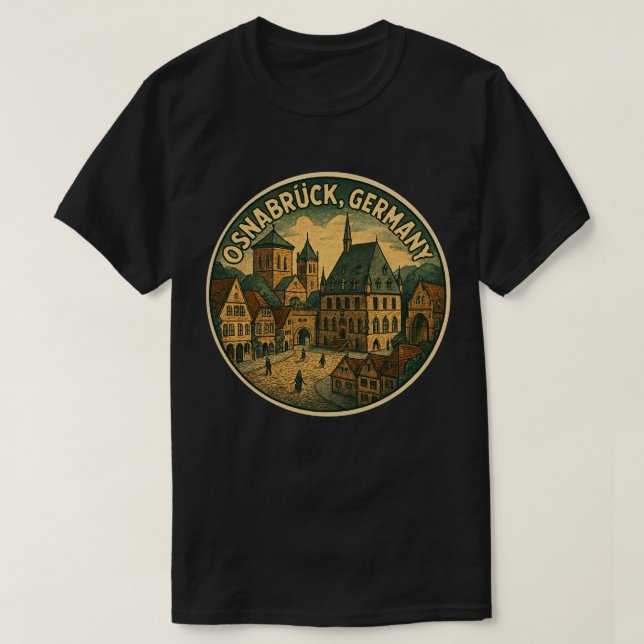 Osnabrück Germany City Hall T-Shirt (Design Front)