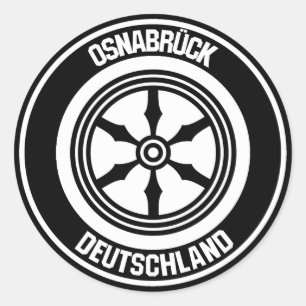 Osnabrück Round Emblem Classic Round Sticker