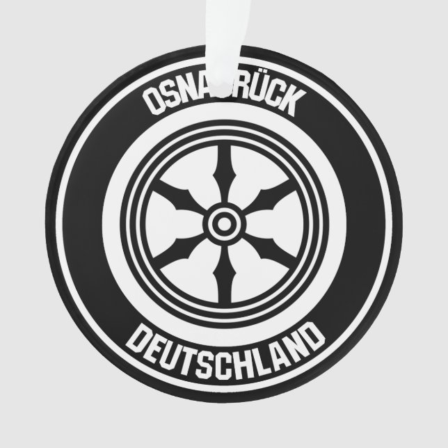 Osnabrück Round Emblem Ornament (Front)