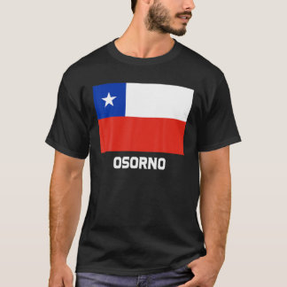 Osorno Republica Chile Flag Emblem Escudo Bandera T-Shirt