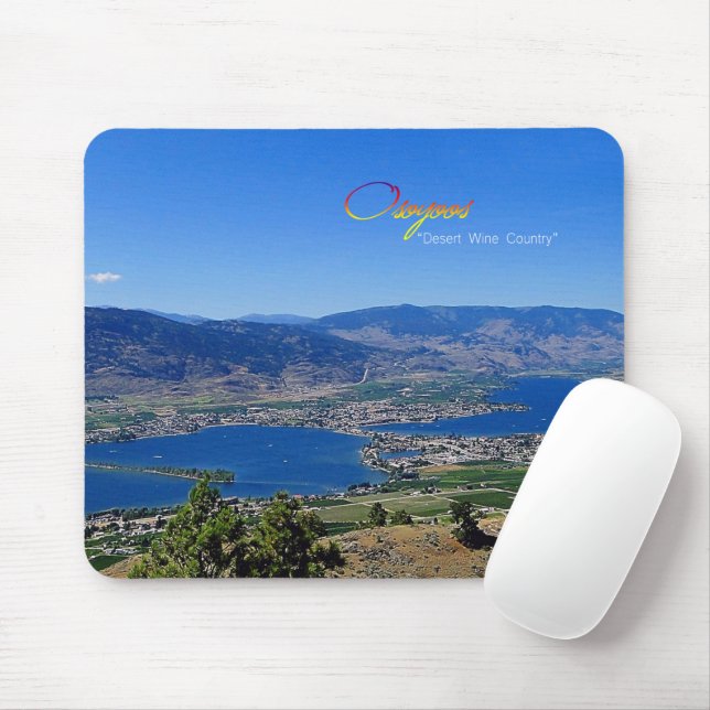 Osoyoos Desert Wine Country Mouse Pad (With Mouse)