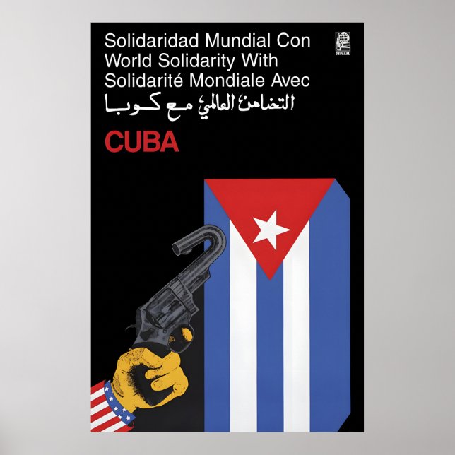 OSPAAAL Poster World Solidarity with Cuba (Front)