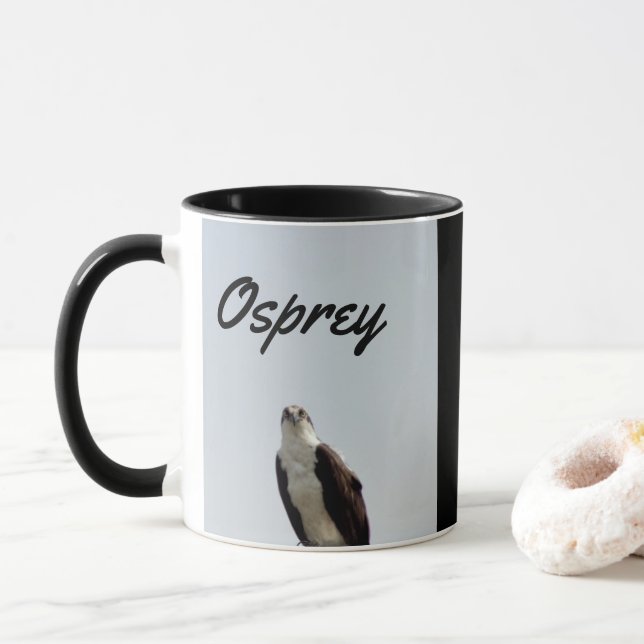 Osprey Bird  Mug (With Donut)