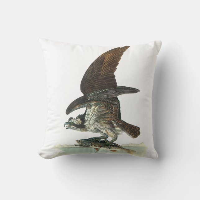 Osprey by Audubon Cushion (Front)