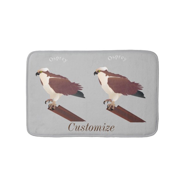Osprey Hawk Raptor Thunder_Cove Bath Mat (Front)