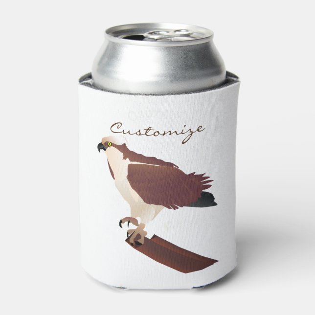 Osprey Hawk Raptor Thunder_Cove Can Cooler (Can Front)