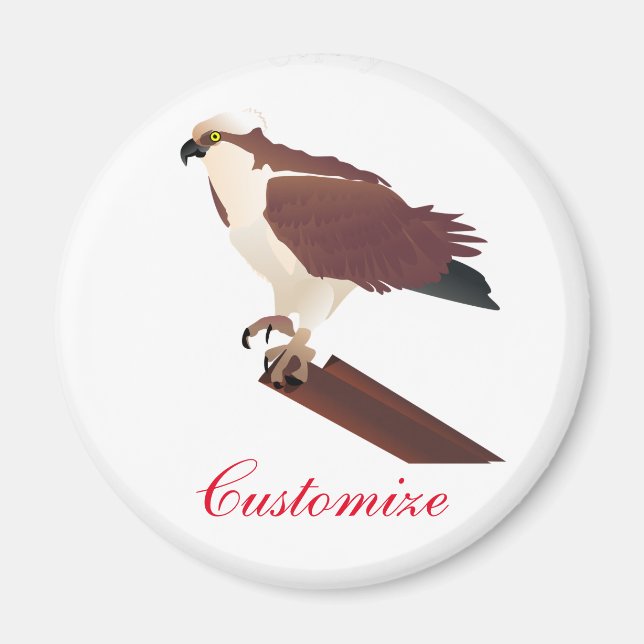 Osprey Hawk Raptor Thunder_Cove Magnet (Front)