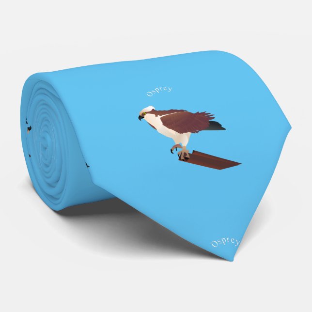 Osprey Hawk Raptor Thunder_Cove Tie (Rolled)