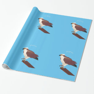 Osprey Hawk Raptor Thunder_Cove Wrapping Paper