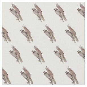 Osprey with a fish fabric