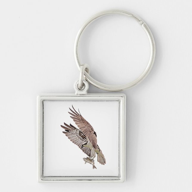 Osprey with a fish key ring (Front)