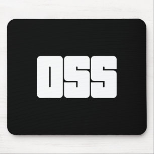 Oss Martial Arts For Karate And Brazilian Jiu Jits Mouse Pad