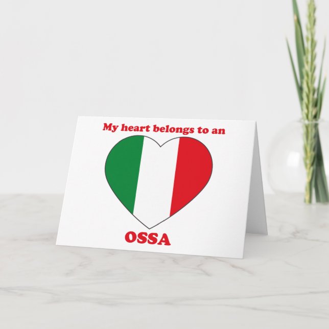 Ossa Holiday Card (Front)