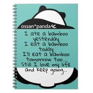 ossan*panda bear notebook