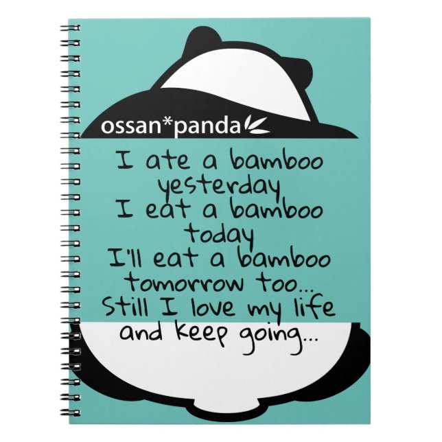 ossan*panda bear  notebook (Front)