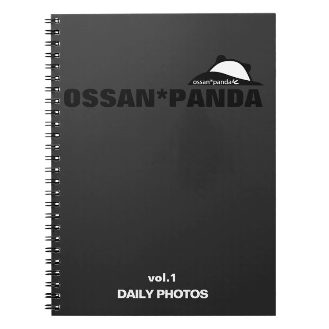 ossan panda custom  notebook (Front)
