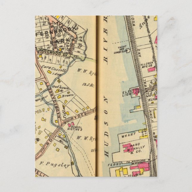 Ossining, New York 3 Postcard (Front)