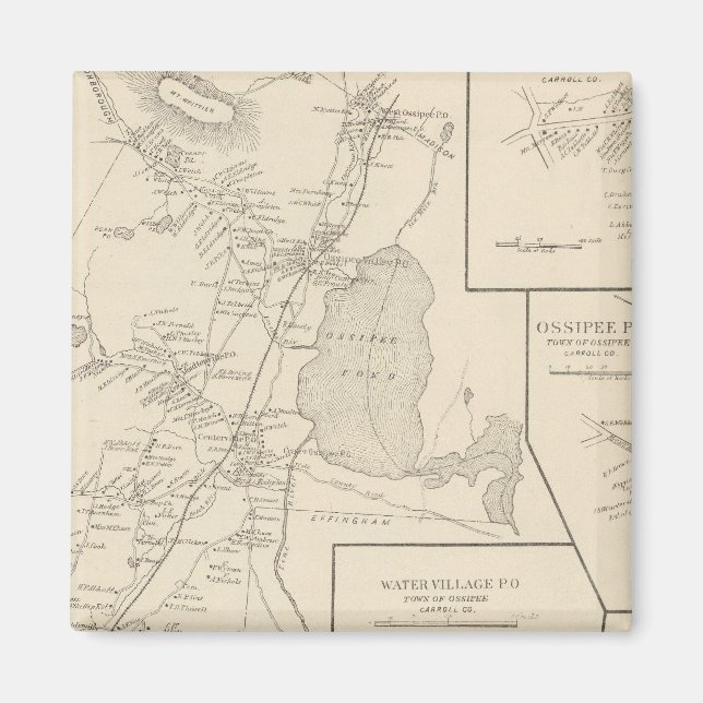 Ossipee, Carroll Co Magnet (Front)