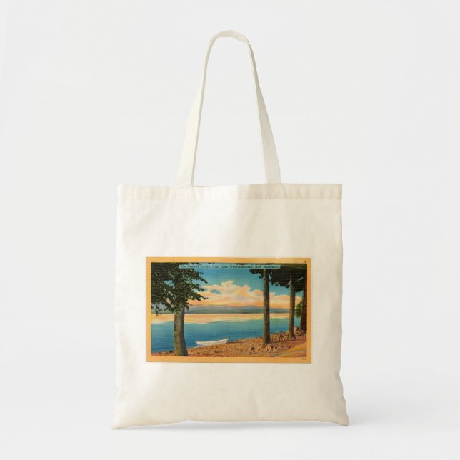 Ossipee Range from Lake Winnipesaukee Tote Bag (Front)