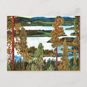 Osslund - Summer Landscape from Norrland Postcard