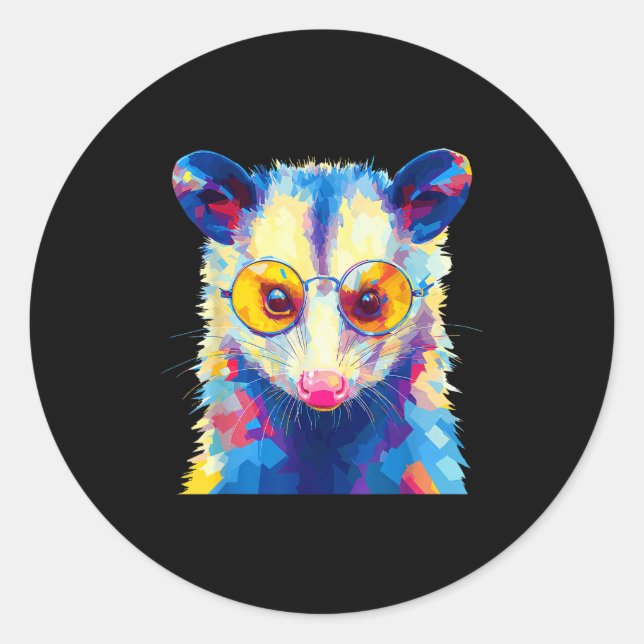 Ossum Ssum Sungles  Classic Round Sticker (Front)