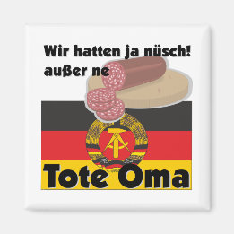 Ostalgie Deutschland DDR Tote Oma  Magnet