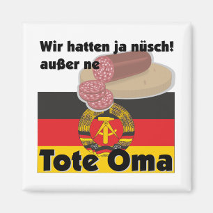 Ostalgie Deutschland DDR Tote Oma  Magnet
