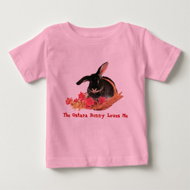 Ostara Bunny Baby Tee (Front)
