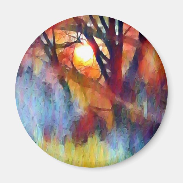 Ostara Moonrise Magnet (Front)
