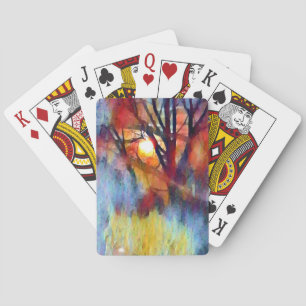 Ostara Moonrise Playing Cards