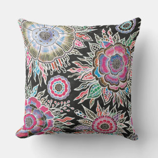 Ostara: Nocturnal Pulse- Floral Cushion