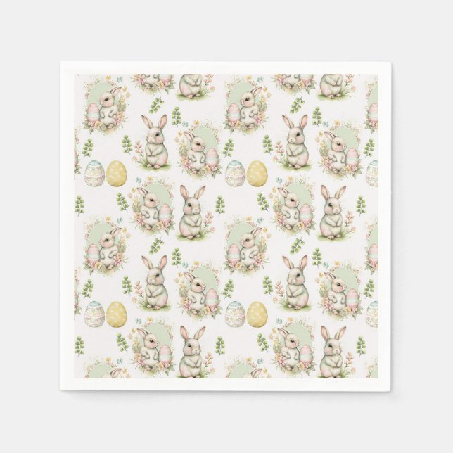 Ostara Rabbit Paper Napkins (Front)
