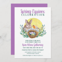 Ostara Spring Equinox Bunny & Bird Nest Sabbat