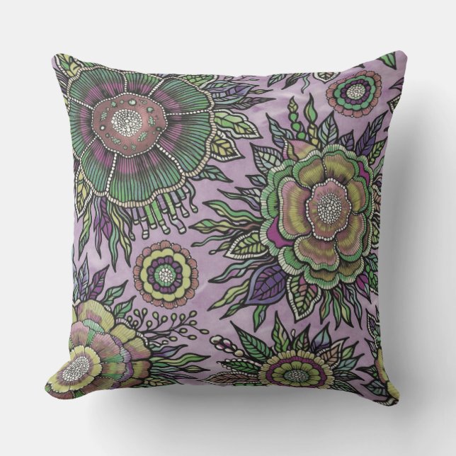Ostara:  Terrestrial Frequency- Maximalist Cushion (Front)