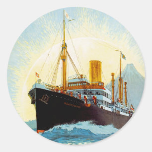 Ostasien Classic Round Sticker