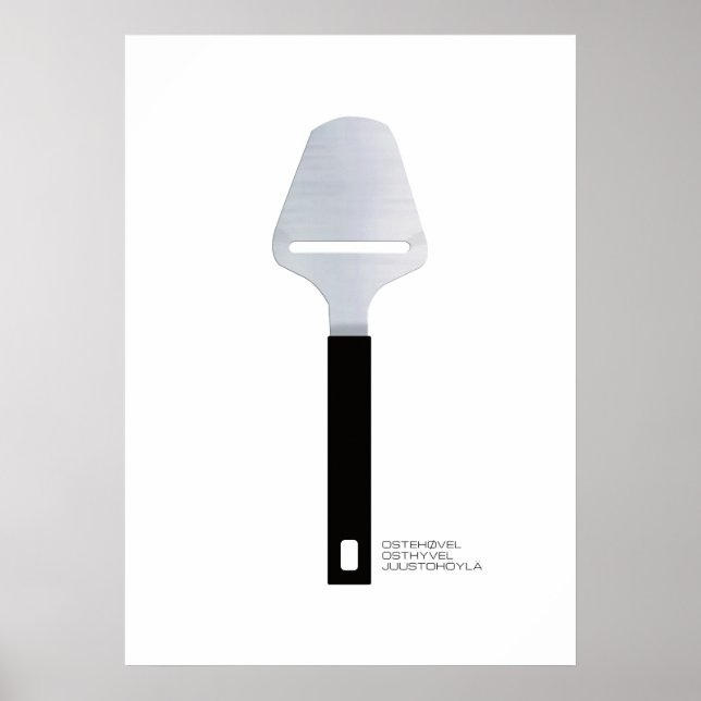 Ostehøvel, Osthyvel, Juustohöylä aka Cheese slicer Poster (Front)