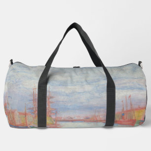 Ostend Harbour by James Ensor (1900) Duffle Bag