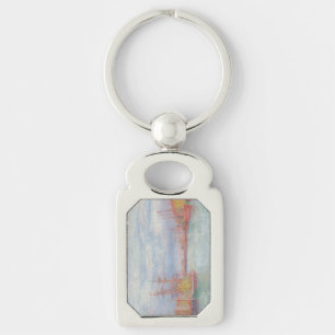 Ostend Harbour by James Ensor (1900) Key Ring