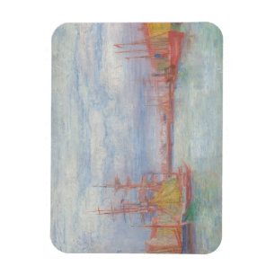 Ostend Harbour by James Ensor (1900) Magnet