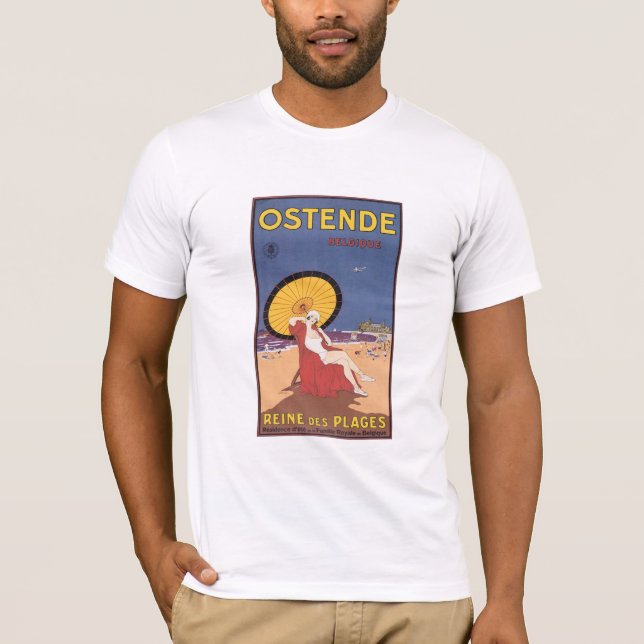 Ostende: Reine des Plages T-Shirt (Front)