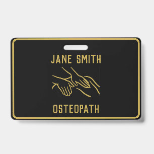 Osteopath Professional ID Badge