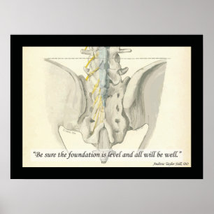 Osteopathic Foundation Quote by A.T. Still Poster