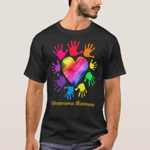 Osteosarcoma Awareness Hands Osteosarcoma T-Shirt