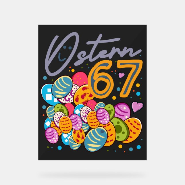 ostern 67 acrylic sign (Front)