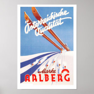 " Österreich: 1935 -  Vintage Kaestle Ski Werbe Poster