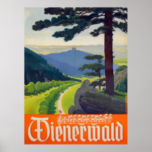 " Österreich: 1956/heute Wien - Wienerwald Reise  Poster