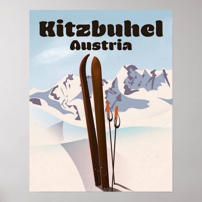 " Österreich: 2021/heute Kitzbuhel - Wintersport Poster (Front)