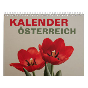 Österreich Kalender mit Feiertagen Austria 2026 Calendar