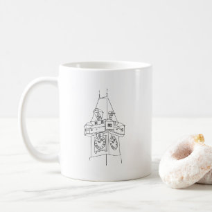Österreich Steiermark Grazer Uhrturm Illustration Coffee Mug